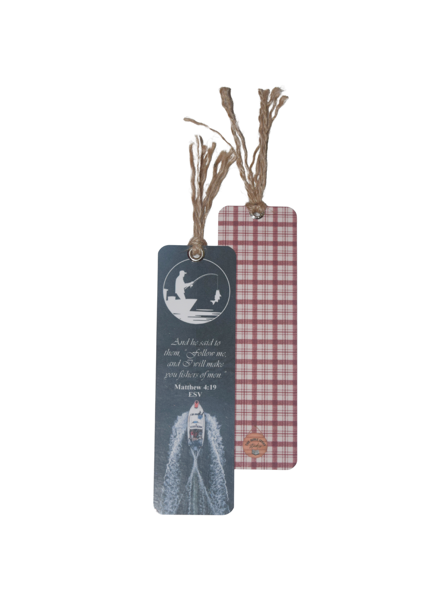 Laminated Bible Verse 2X7 Inch Book Mark. : Matthew 4:19