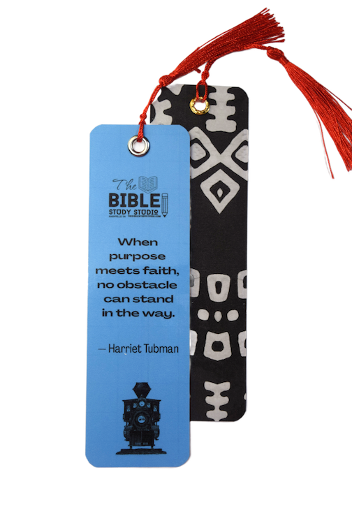 Juneteenth Laminated Quote Book Mark: Harriet Tubman - Obstacle