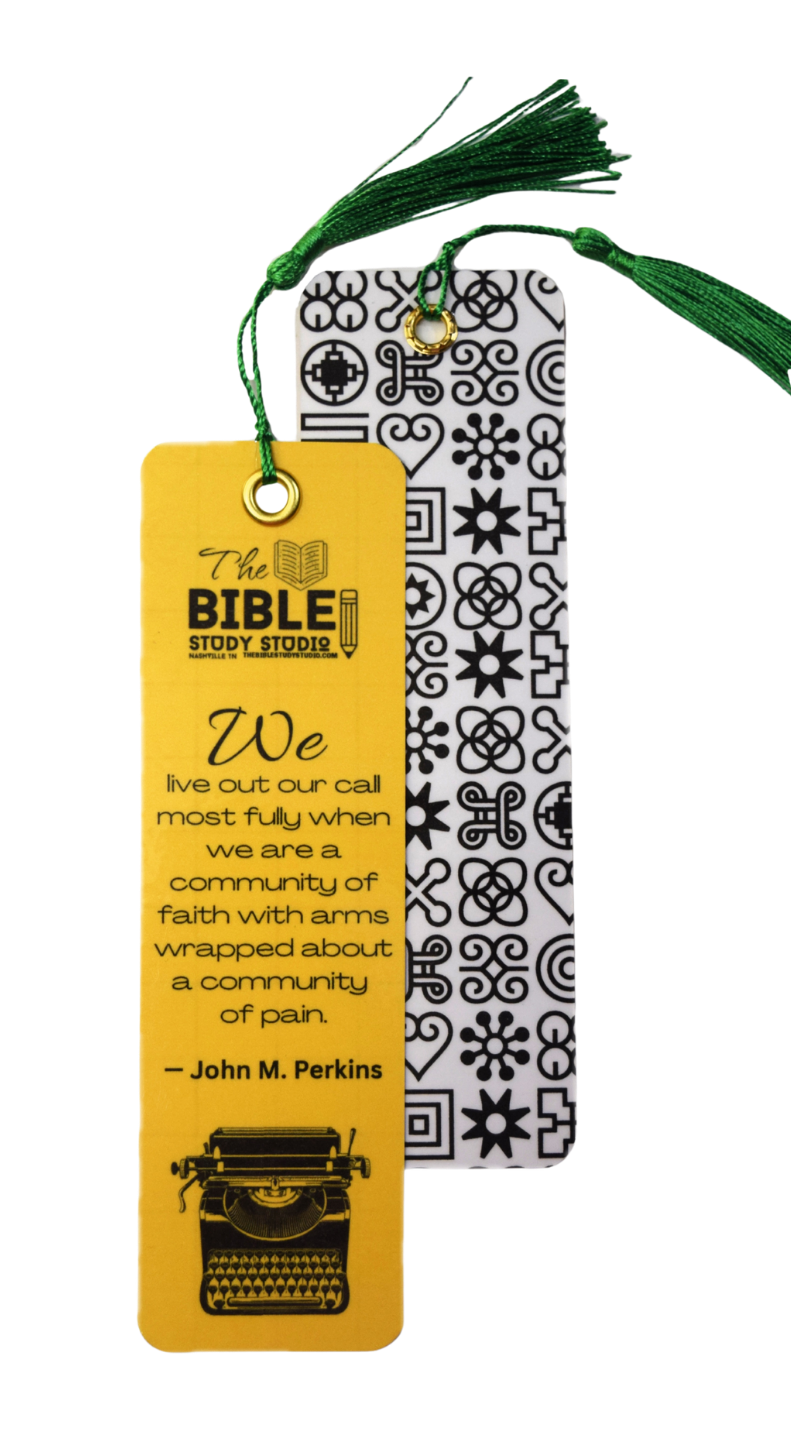 Juneteenth Laminated Quote Book Mark: John M Perkins