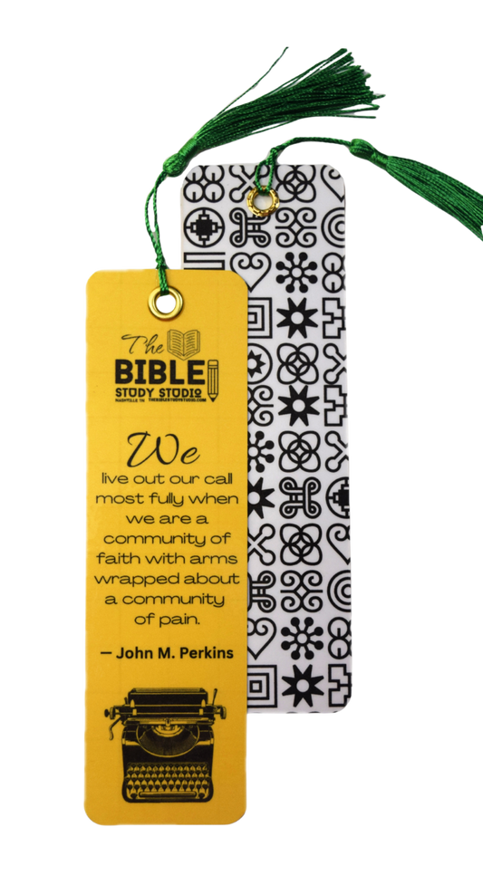 Juneteenth Laminated Quote Book Mark: John M Perkins